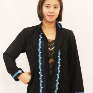 TOPPER WITH WOVEN ACCENT01